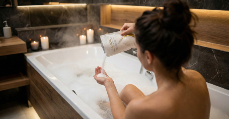 nanoil sais de banho